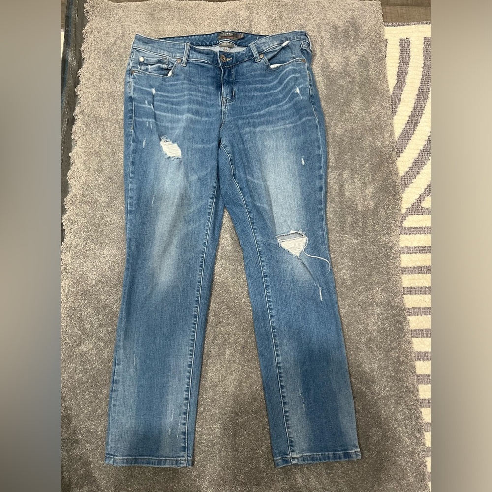 Torrid vintage stretch boyfriend straight jeans